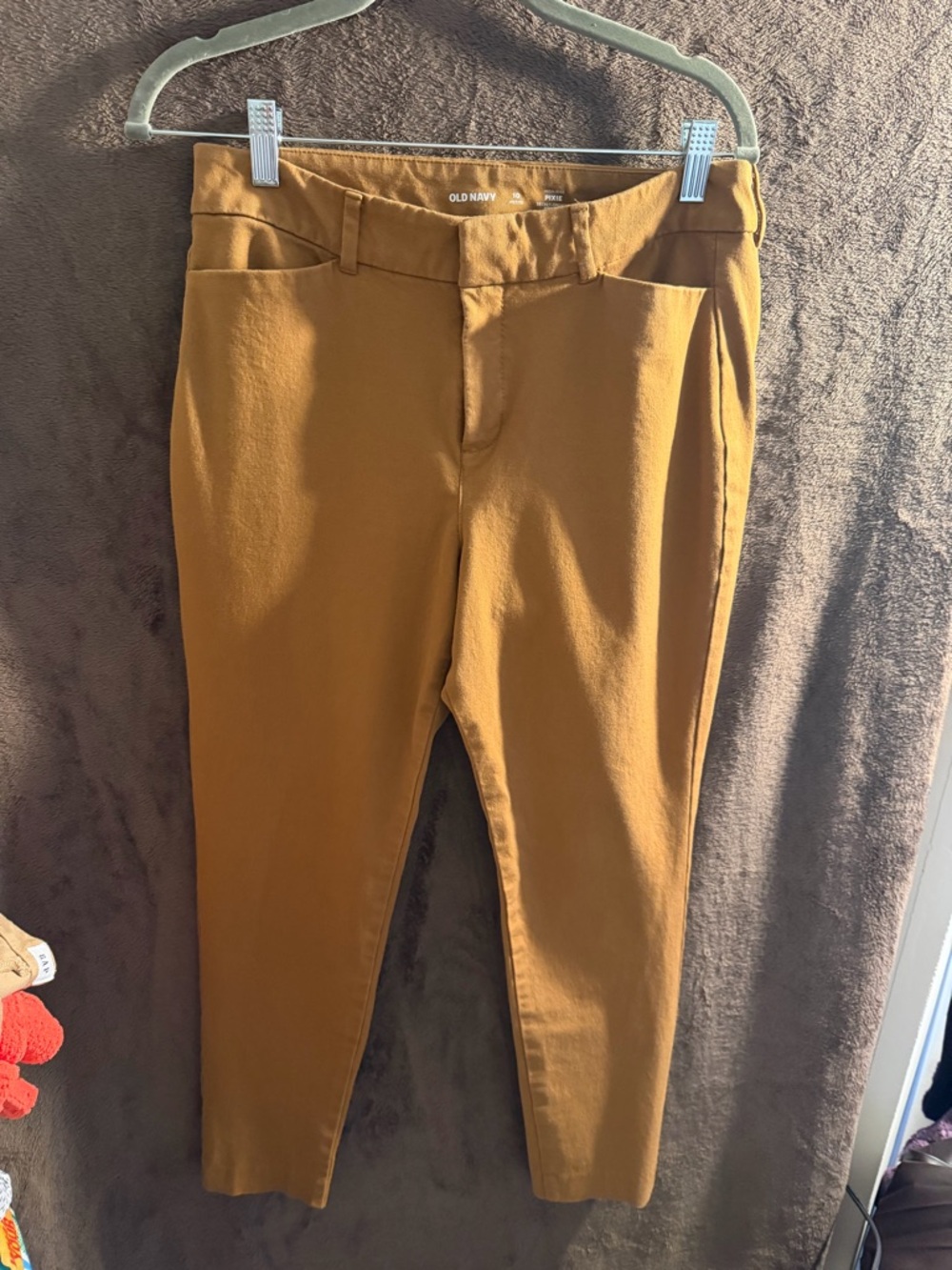 Old Navy Mustard Yellow Straight-Leg Pants